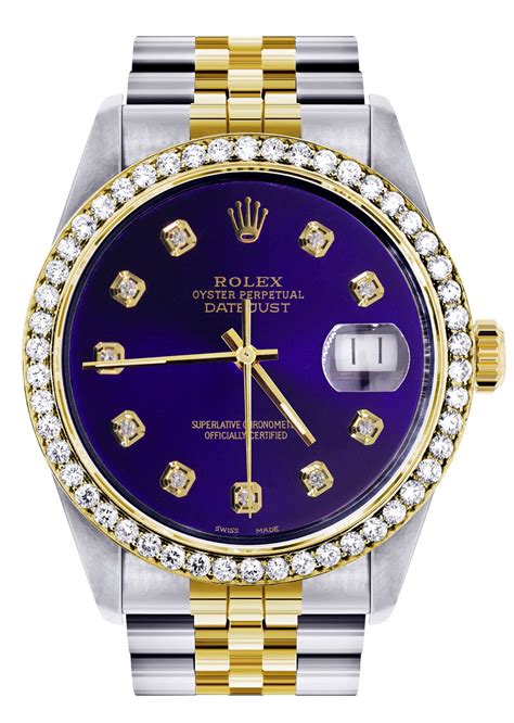 rolex de diamantes hombre